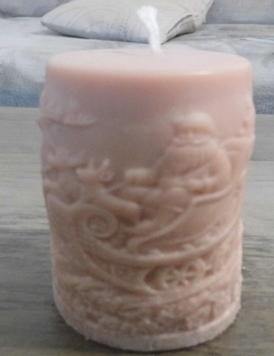 Coffret Éclat Précieux – Bougie moulée & décoration de sapin personnalisée