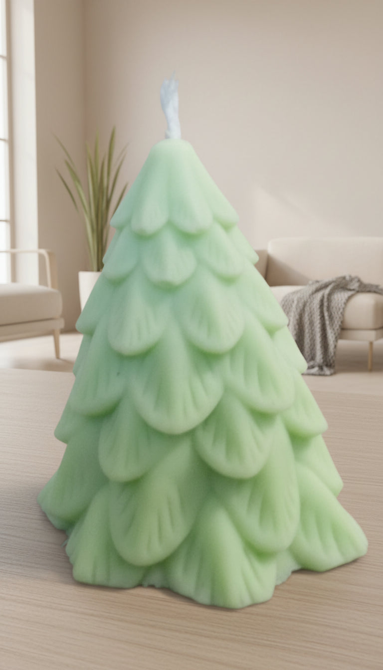 Coffret Éclat Précieux – Bougie moulée & décoration de sapin personnalisée