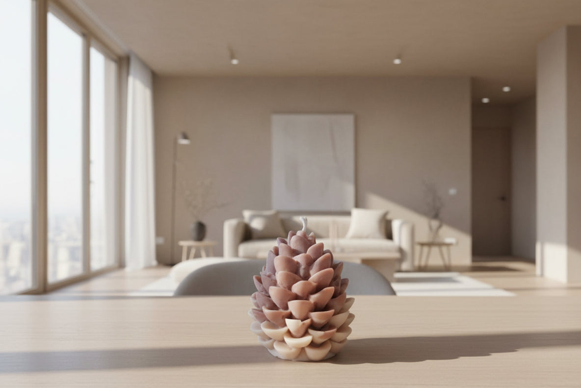 Coffret Éclat Précieux – Bougie moulée & décoration de sapin personnalisée