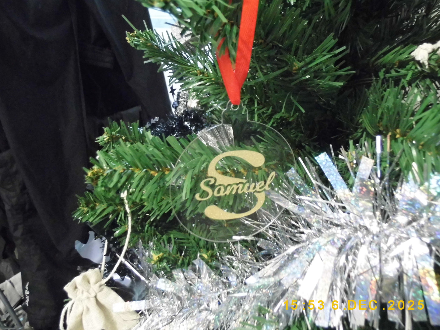 Coffret Éclat Précieux – Bougie moulée & décoration de sapin personnalisée